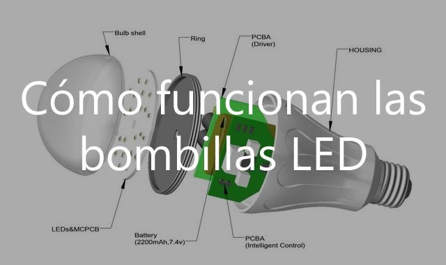 Cómo funcionan las bombillas LED